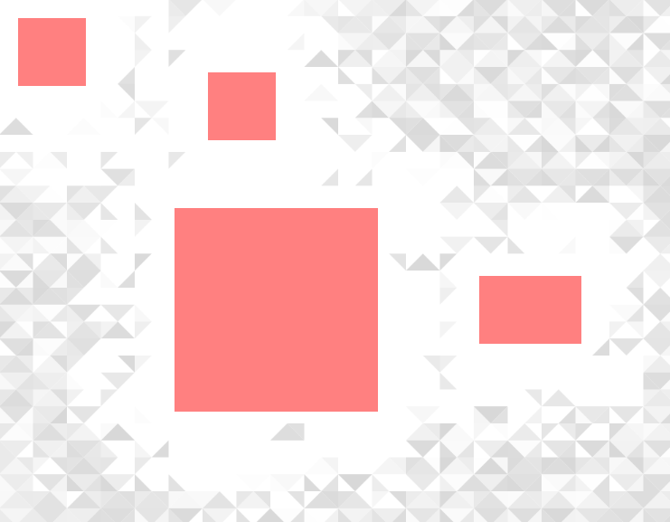 Triangles being generated around blocking objects